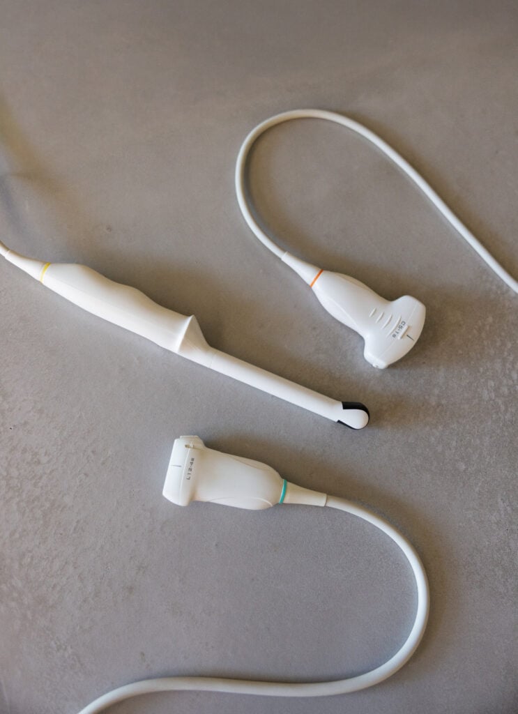 Ultrasound transducers of different shapes