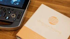 Ultrasound system beside an UltraVision Imaging folder